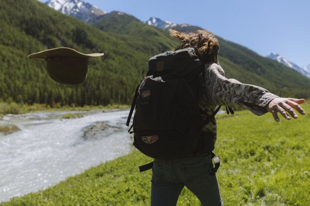 Backpacker exploring one of the cheapest travel destinations on a budget