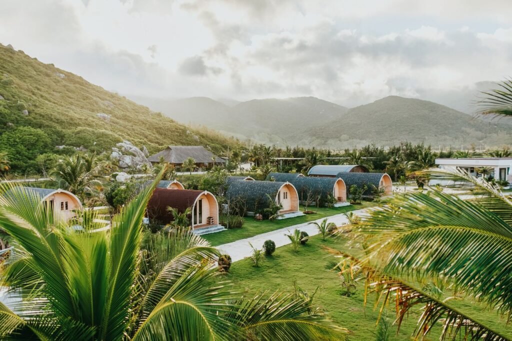 Unique eco-lodge surrounded by nature highlighting sustainable choices in the best hotels and accommodation