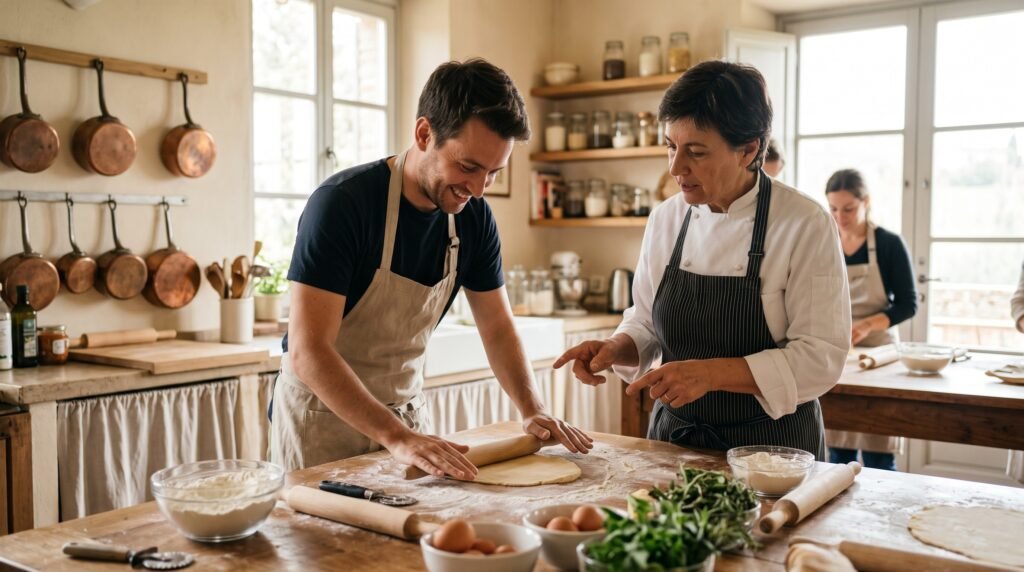 Hands-on local cooking class showcasing culinary traditions from this food and culture travel guide